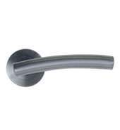 Stainless Steel on Round Lever