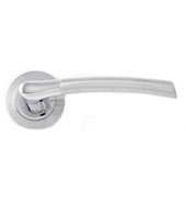 Dual Finish Designer Lever on Rose