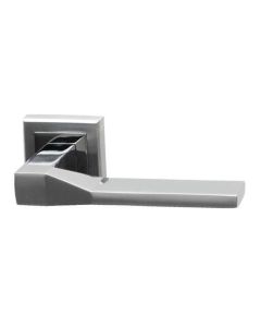 Internal Door Handle Gridlock Canterbury on Square Rose Lever PCP/SCP