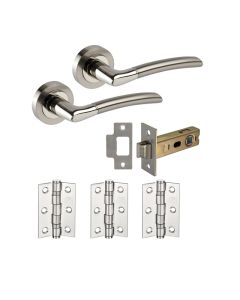 JB Kind Dallas Internal Door Handle Pack Polished Chrome / Satin Chrome