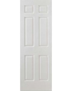 6P Square Top White Moulded Smooth Internal Door