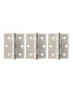 Chase Atlantic Ball Bearing Hinges 3" x 2.5" x 2.5mm set of 3 - Satin Nickel for internal doors 35mm and 40 mm thick