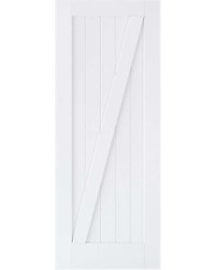 Internal Door White Primed Barn Solid Core