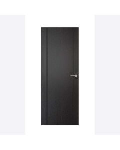 Internal Fire Door Black Laminate Monaco Prefinished