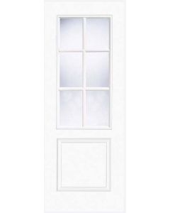 White Moulded Smooth Berlin Glazed 6L Prefinished
