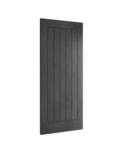 Deanta Ely Brushed Black Oak FSC Internal Door Prefinished 35ELYBX