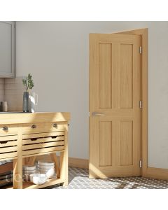 Eton Untreated Oak Internal Door Lifestyle Image by Deanta