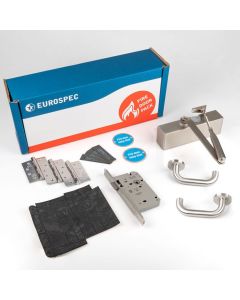 Carlisle Brass Commercial Fire Door Pack - Lever DIN Latch FDPC4