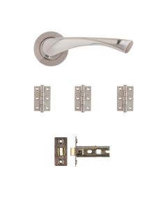 Deanta Fortuna Latch Kit Satin Finish Finish