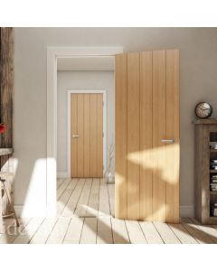 Deanta Galway Untreated Oak Internal Door LIFESTYLE Image