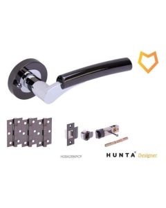 Internal Door Privacy Handle Pack Raida Lever on Rose BN-PCP