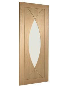 Internal Oak Pesaro with Clear Glass Untreated
