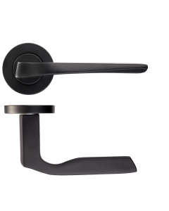 LPD Carina Matt Black Internal Door Handle Pack HARDCARMB