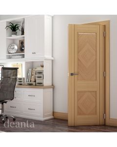 Kensington Prefinished Oak Internal Door Lifestyle image by Deanta