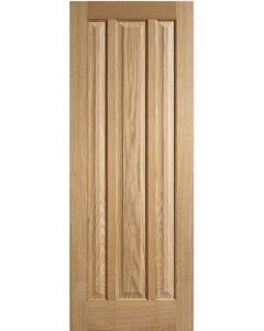 Internal Fire Door Oak Kilburn 3 Panel Untreated