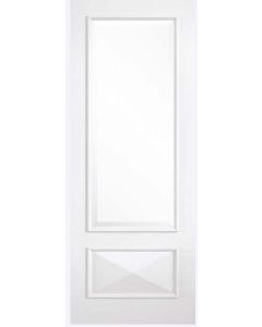 Internal Door Premium Primed Plus White Knightsbridge 1 Light Clear Bevelled Glass