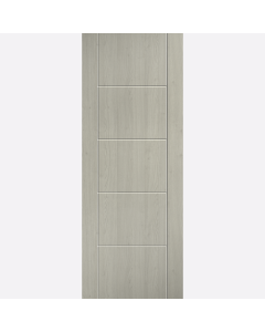 LPD Ladder Light Grey Laminate Prefinshed Fire Door FD30
