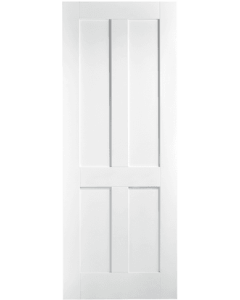 Internal Door White Primed London Shaker 4 Panel LPD