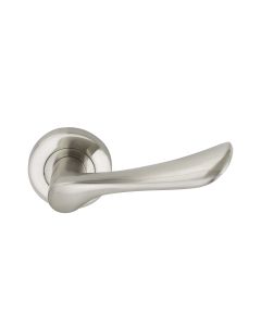 Internal Darcel Door Handle Louisa Satin Nickel
