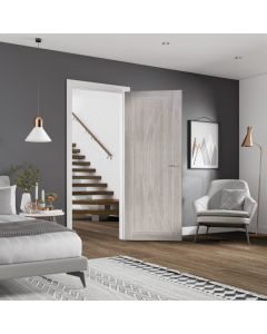 Internal Fire Door Laminate White Grey Salerno Lifestyle Image