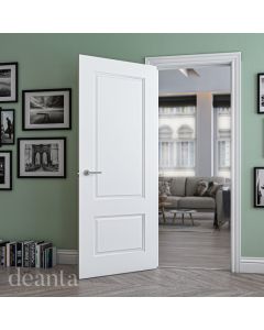 Internal Door White Primed Madison 2 Panel lifestyle