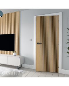 Malmo Prefinished Oak Internal Fire Door