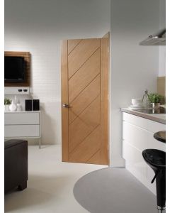 Internal Fire Door Oak Monza Untreated Lifestyle Image