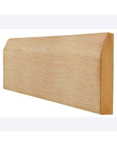Internal Oak Veneered Architrave SET Chamfered Profile LPD Untreated