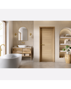 Carini Untreated Oak Internal Fire Door by LPD Doors Lifestyle Image
