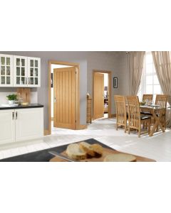 Mexicano LPD Untreated Internal Oak Door Lifestyle Image