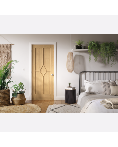 Reims Prefinished Oak Internal Door Lifestyle Image LPD Doors