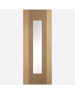 Sydney Prefinished clear Glass Oak Internal Door