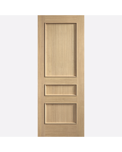 Toledo Pre-Finished Oak Internal Fire Door with Raised Mouldings by LPD Doors