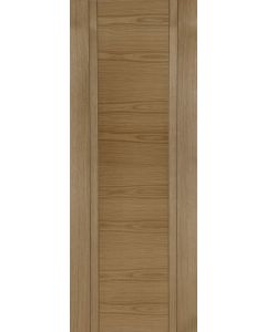 Internal Fire Door Oak Capri Particle Board Core V Groove Pre Finished