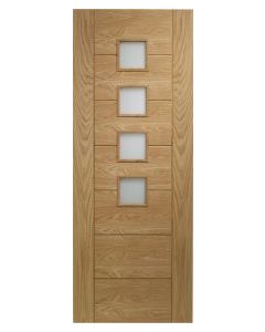 Internal Door Oak Palermo Obscure Glazed Untreated Only