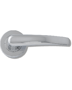 Door Handle Alpine Lever on 51mm Round Rose