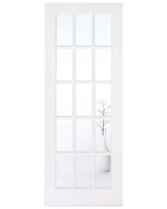 LPD SA Glazed 15L Internal Door White Primed