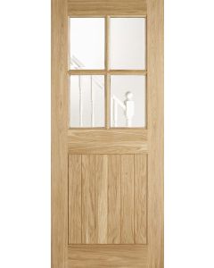 External Door Oak Cottage 4 Light