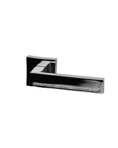 Internal Door Handle Zircon Square Rose Lever 