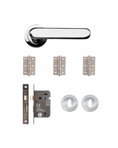Deanta Parga Mortice Kit Polished Chrome Finish
