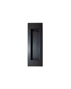 Deanta Slim Pocket Door Finger Pull Handle Pair Matt Black PDFIPHMB