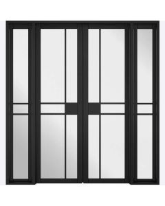 LPD Greenwich W6 Pre-finished Black Room Divider W6GREENWBLA