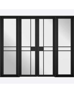 Greenwich W8 Prefinished Black Room Divider