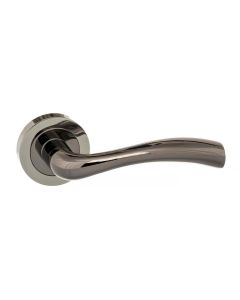 Texas on Round Rose Black Nickel Handle only