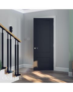 Sandringham Prefinished Black Internal Fire Door FD30 Lifestyle Image