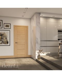 Deanta Seville Prefinished Oak 60 Minute Fire Door (FD60)