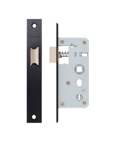 Deanta Slim Black Steel Latch Pair with any door in our Urban Collection