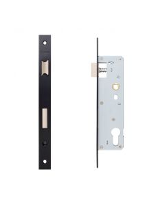 Deanta Slim Euro Profile Sashlock Black Steel use with Cylinder Lock
