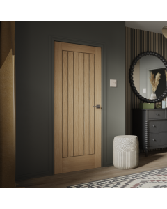XL Joinery Suffolk Essential Prefinished Internal Oak Door Lifestyle Image