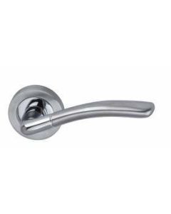 Internal Door Handle Tilly Satin Chrome Polished Chrome